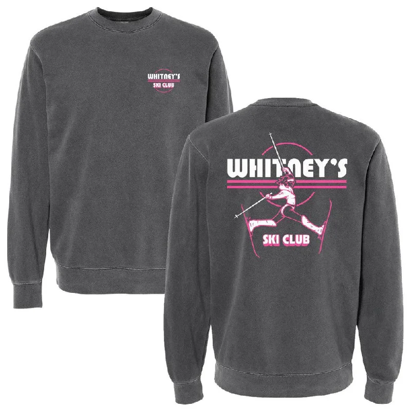 Special offers on the latest clothing collections – Don’t miss out!  Whitney's Ski Club Crewneck