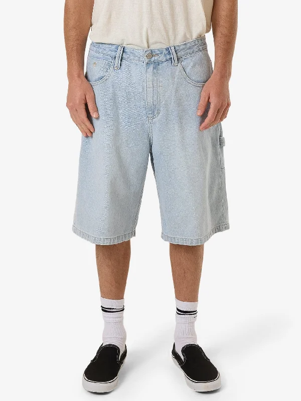 Shop our men's clothing collection for the best prices of the season. Big Slacker Denim Short - Ether Blue Shop our men's clothing collection for the best prices of the season. Big Slacker Denim Short - Ether Blue
