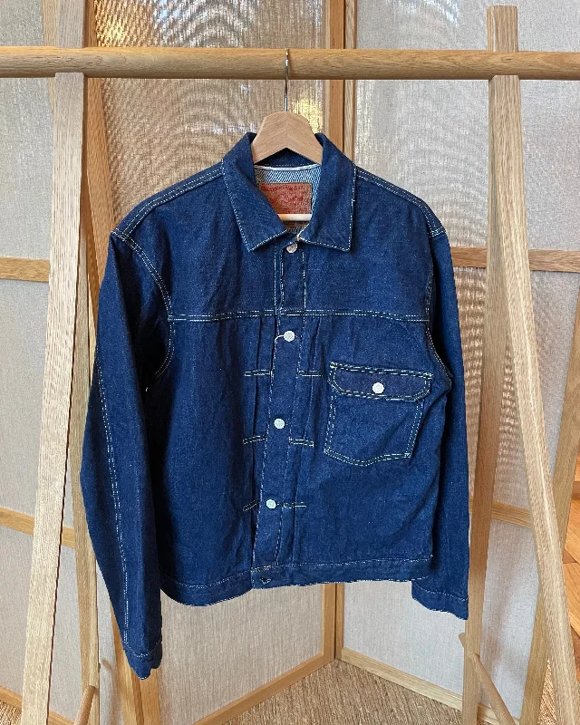 Save on top-selling fashion styles – Big discounts on men’s clothing. D01 "The Origin" Natural Indigo Type I 15oz Selvedge Denim Jacket - OW Save on top-selling fashion styles – Big discounts on men’s clothing. D01 "The Origin" Natural Indigo Type I 15oz Selvedge Denim Jacket - OW