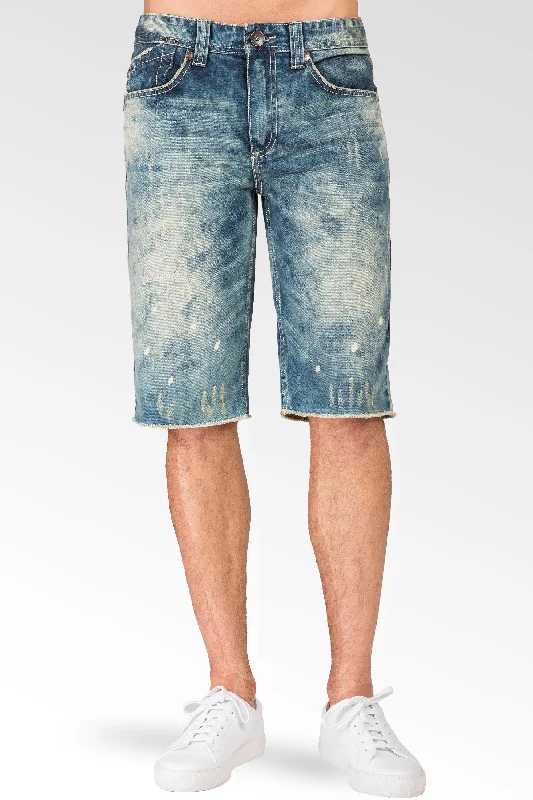 Update your look for less with men’s clothing on sale. Relaxed Midrise Cut Off Premium denim 13" 5 pocket Jean Shorts Scratch Hand Sanding Update your look for less with men’s clothing on sale. Relaxed Midrise Cut Off Premium denim 13" 5 pocket Jean Shorts Scratch Hand Sanding