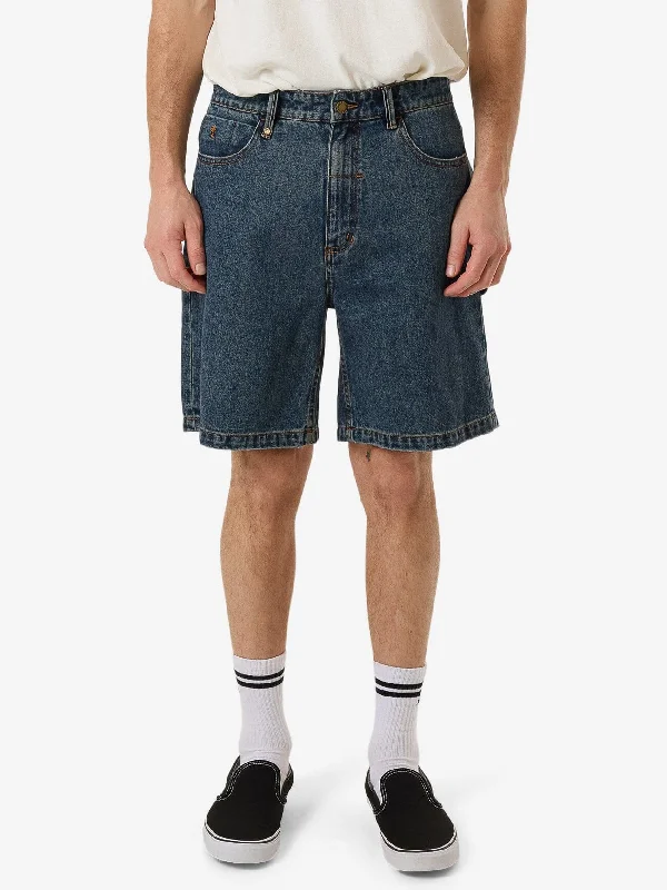 Flash deals on men’s clothing – Grab yours today! Slacker Denim Short - Dirty Thrills Blue Flash deals on men’s clothing – Grab yours today! Slacker Denim Short - Dirty Thrills Blue