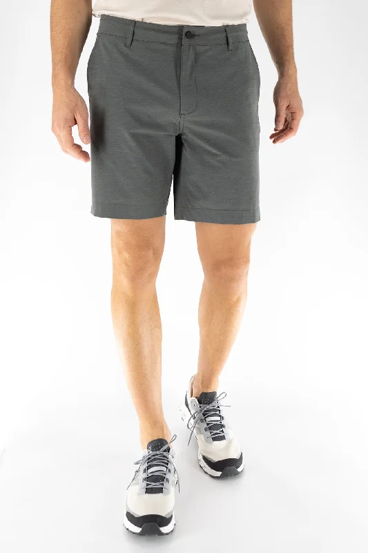 Shop stylish and affordable clothes –   Hybrid Short 8" - Gunmetal