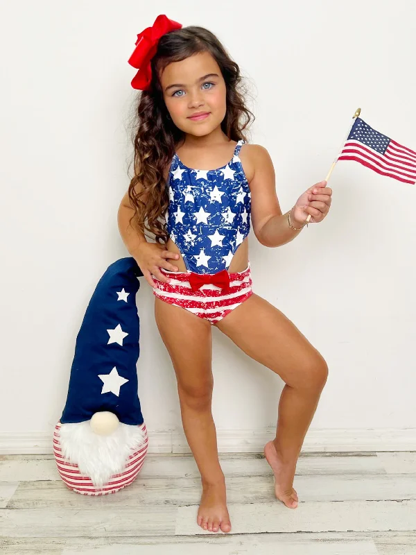 Patriotic Posh One Piece Swimsuit